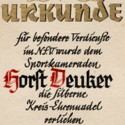 80 Fussballverband UrkundeDeuker1963Vor