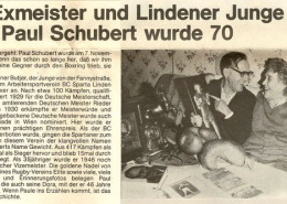 Schubert Paul 70 Linden Lindenblatt 12 81