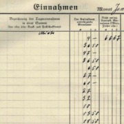 Kaspar Schenk Einnahmen Febr 1930 v