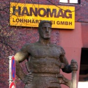 Hammermann vor der Hanomag 2007