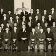 1958 Konfirmation Gruppenbild v