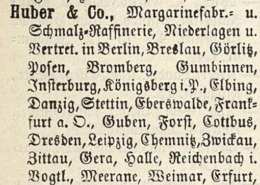 AdrB 1898 Abt. 1 Huber und Co v