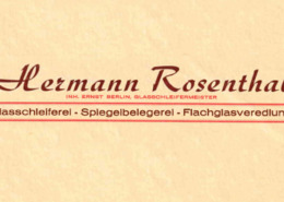 Rechnungsformular u. Preisliste Juli 1956