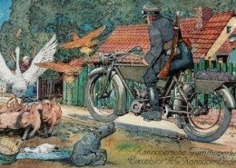 Ansichtskarte: Hannoversche Gummiwerke „Excelsior“ A.G. Hannover-Linden (4), 1916 1 Excelsior AK 28.1.1918